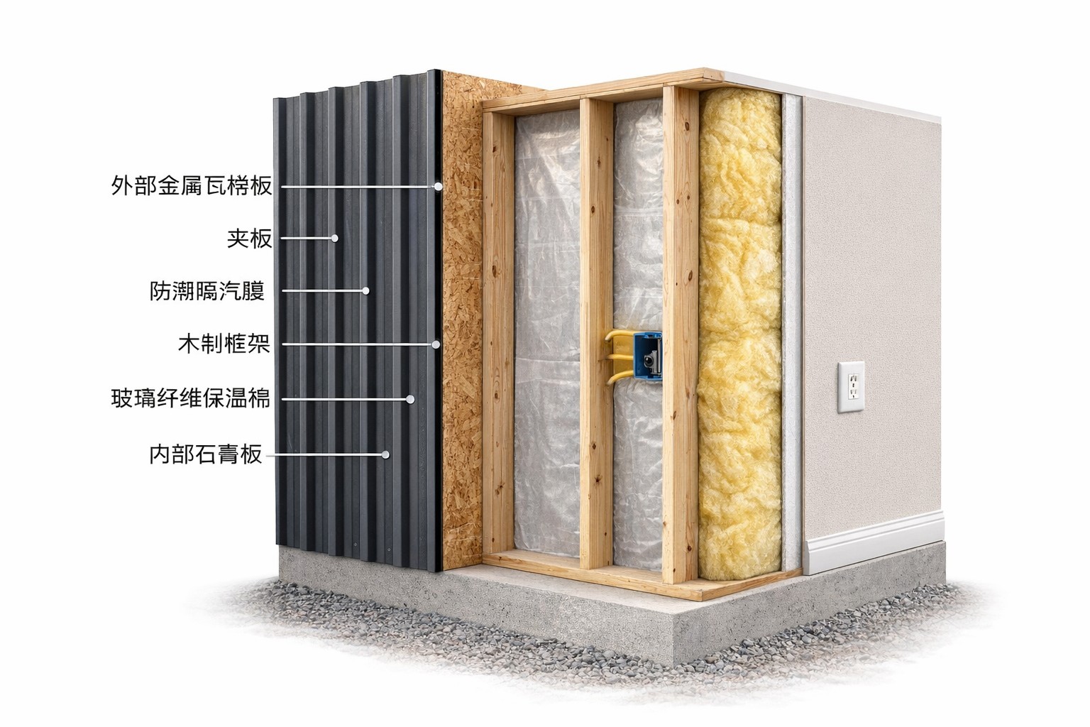 A crane lifting a container home off a truck