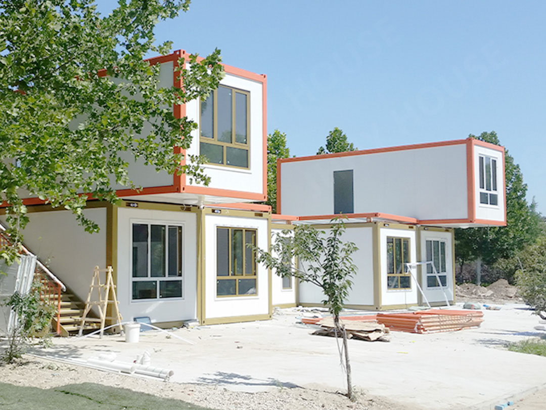 Centro de servicios modulares del Parque Yangshan (12 unidades)